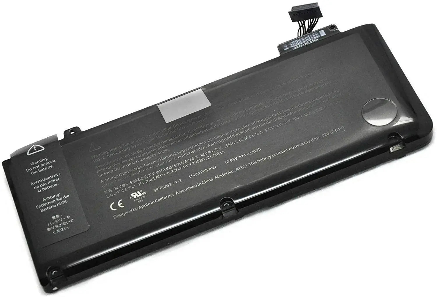 10.95V 63.5Wh 5800mAh Laptop Battery for Apple MacBook Pro 13" A1322 A1278 2009-2012 Year MB990 MB991 MC700 MC374 MD313 MD101 MD314 MC724 - eBuy UAE